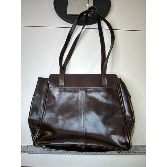 Patricia Nash Brown Leather Shoulder Bag - Picture 5 of 9